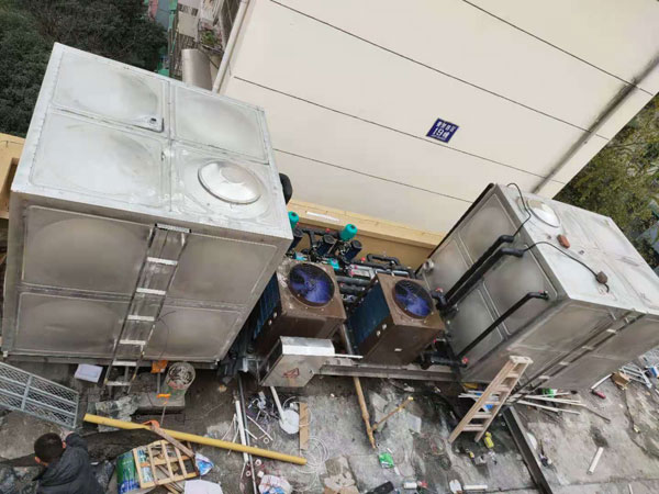 杭州江干新建漢庭酒店安裝億家人空氣源熱泵系統