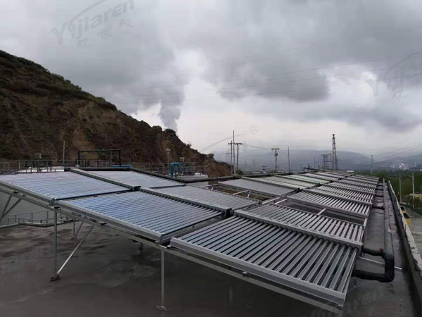 太陽能熱水系統對微生物池進行恒溫