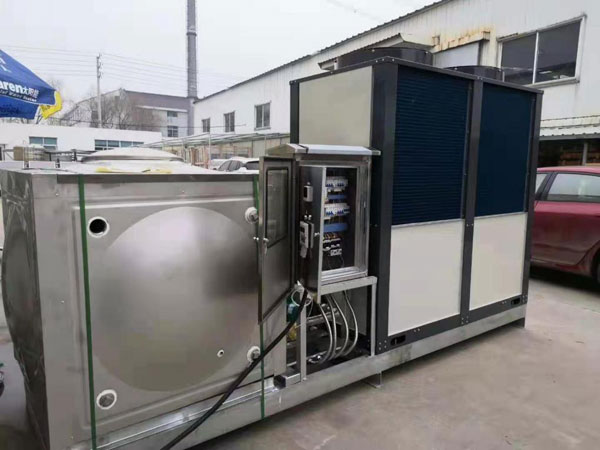 產品檢測實驗的冷&熱水系統用億家人熱泵冷水機