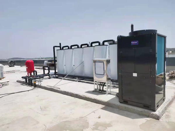 東航南京祿口機場空氣源熱泵分體承壓模塊系統