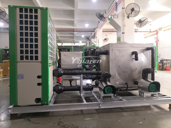 億家人雙超復疊熱泵應用在電鍍表面處理車間