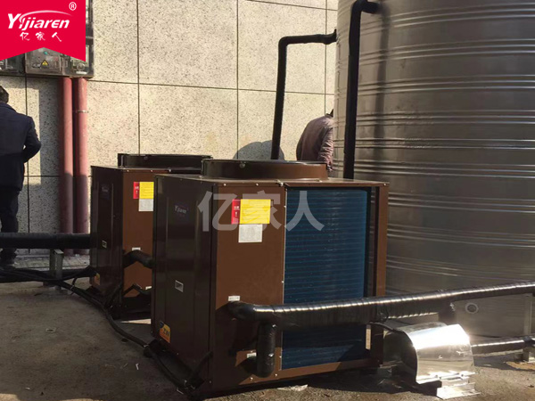 麗水松陽靜溪茶主題酒店安裝空氣能熱水設備