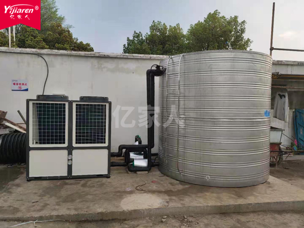 【空氣能熱泵】給河南南陽化工反應釜加熱恒溫