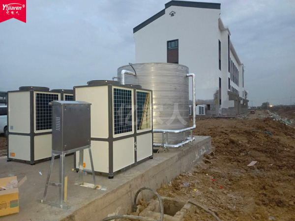 億家人空氣源熱泵給污水處理生化池升溫控溫