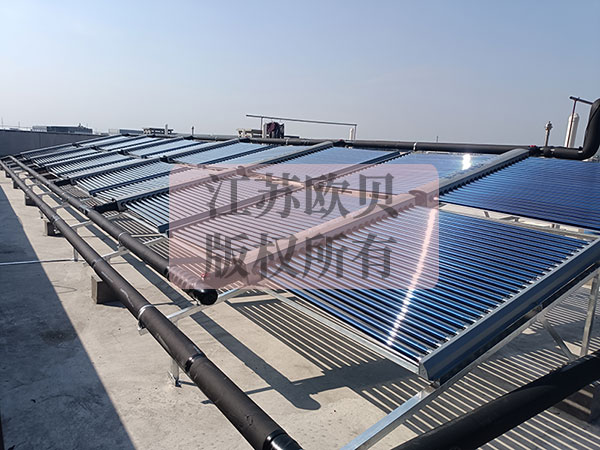 洗滌廠洗衣廠用太陽能空氣能熱水供應設備系統方案