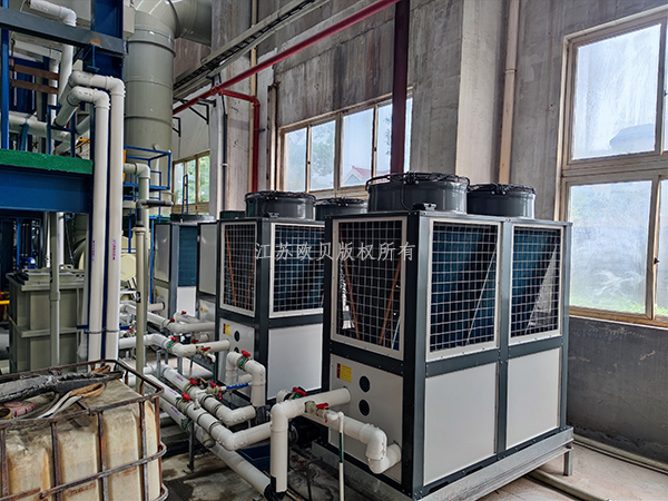電鍍槽恒溫從電加熱改成空氣能熱泵加熱的節(jié)能應用案例