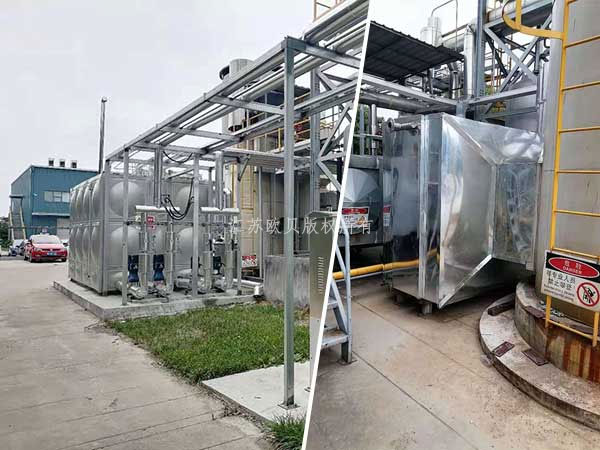 廢氣設備RTO產生的熱能回收系統