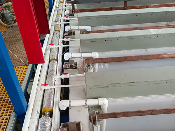 空氣能熱泵電鍍生產(chǎn)線電鍍槽內(nèi)溶液加熱恒溫應(yīng)用