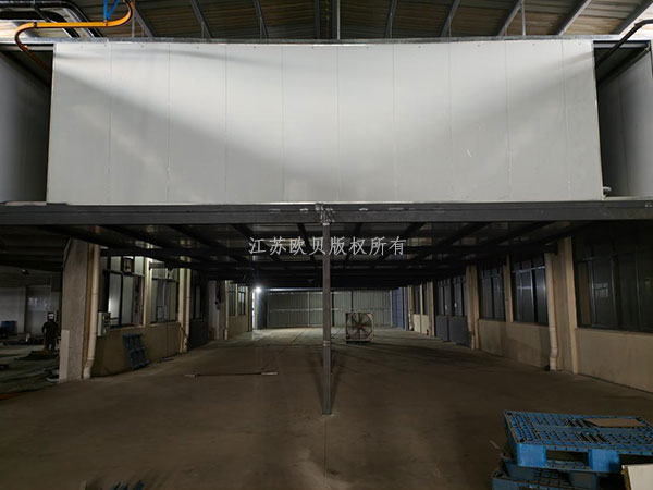新材料行業家具懸掛線水性漆熱泵烘干系統