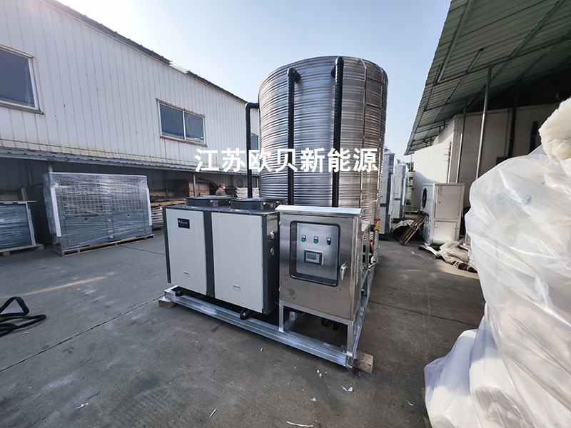 25臺空氣能熱水器一體機安裝到供水48小時搞定